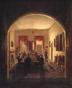 Henry Sargent The Dinner Party oil painting